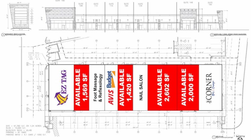 Sunset Ridge Retail Center - Site Plan