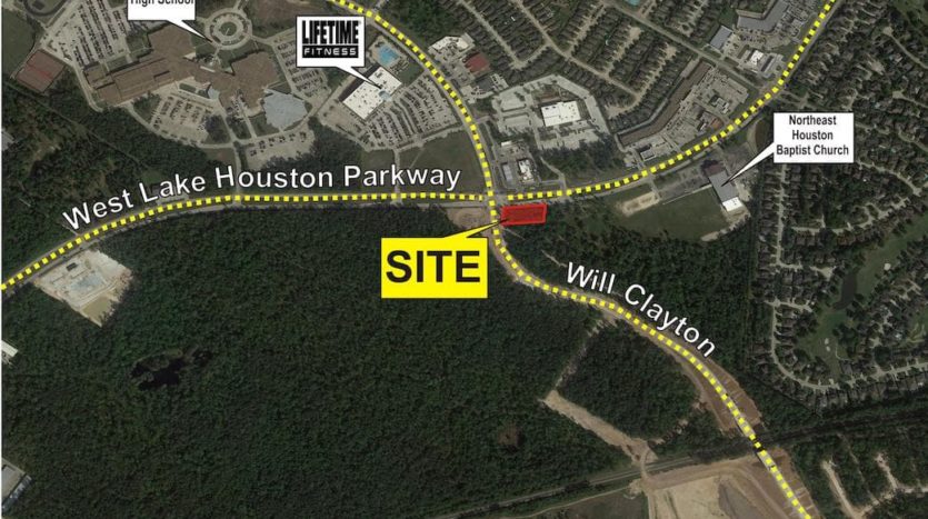 24 Seven at West Lake Houston Parkway aerial view
