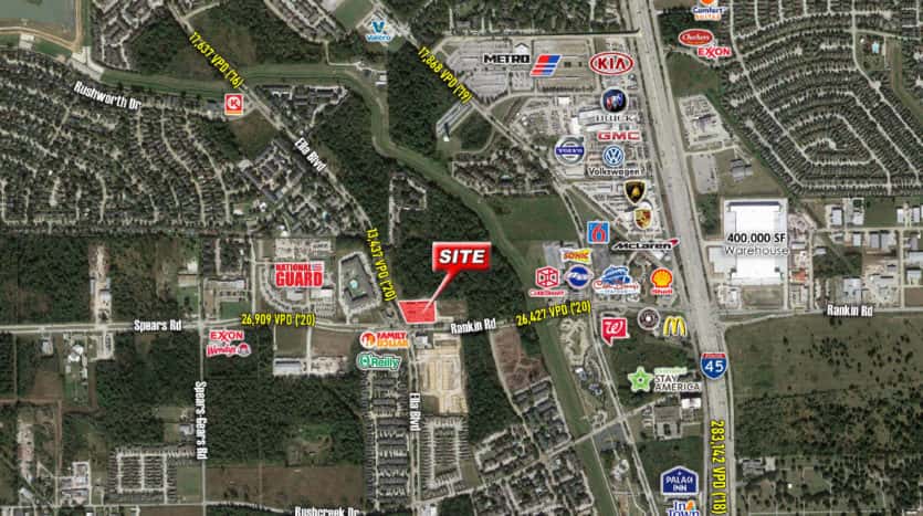 Y Shops at Rankin site map
